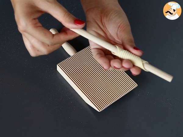 Cómo hacer pasta fresca al huevo: Garganelli - Preparación paso 8