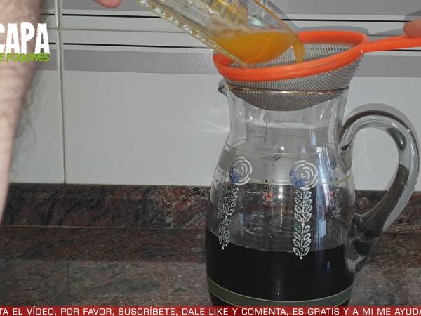 Sangría casera - Preparación paso 3