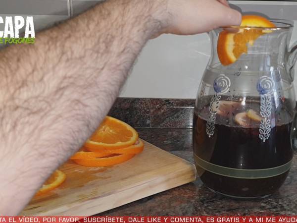 Sangría casera - Preparación paso 5