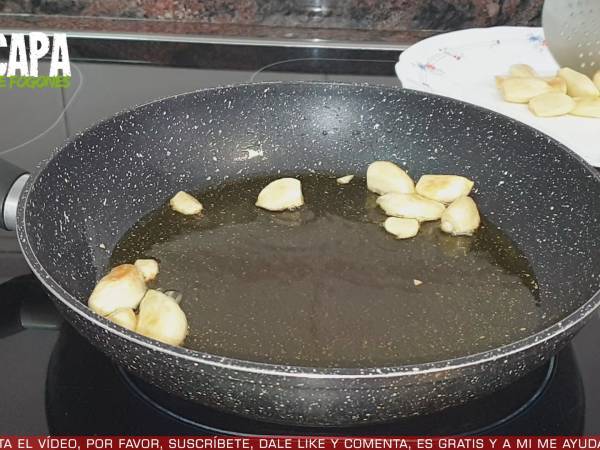 Conejo al ajillo - Preparación paso 3