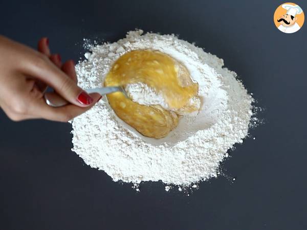 Cómo hacer pasta fresca al huevo: Tagliatelle - Preparación paso 2