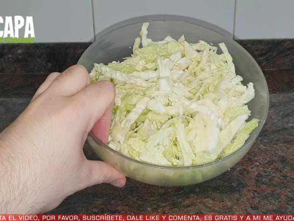 Albóndigas de repollo, albóndigas veganas - Preparación paso 1