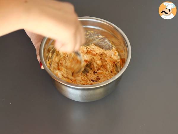 Caramelle, raviolis con forma de caramelo, rellenos de calabaza y ricotta - Preparación paso 6