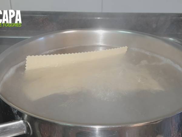 Lasaña de carne - Preparación paso 1