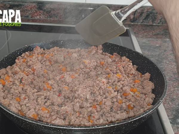 Lasaña de carne - Preparación paso 9
