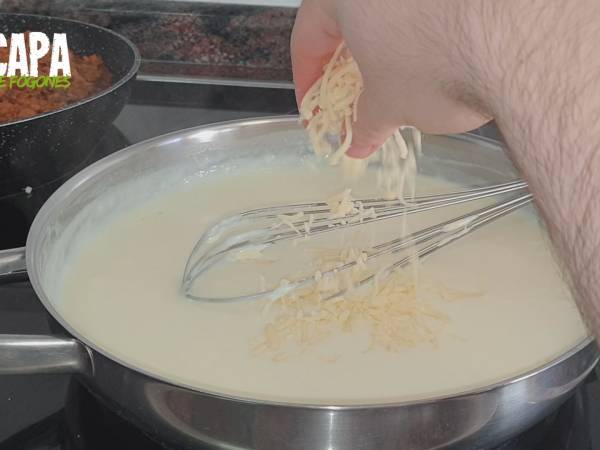 Lasaña de carne - Preparación paso 12