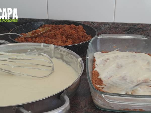 Lasaña de carne - Preparación paso 13