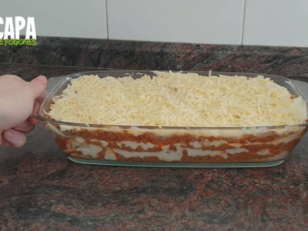 Lasaña de carne - Preparación paso 16