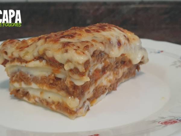 Lasaña de carne - Preparación paso 17