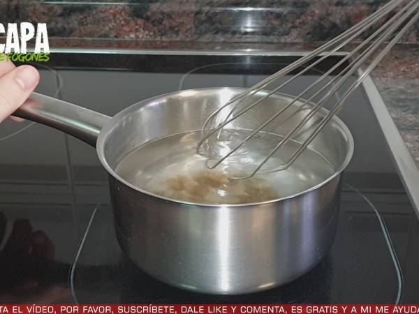 Gelatina de estrellas - Preparación paso 1