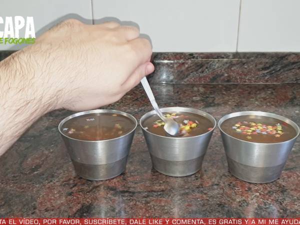 Gelatina de estrellas - Preparación paso 3