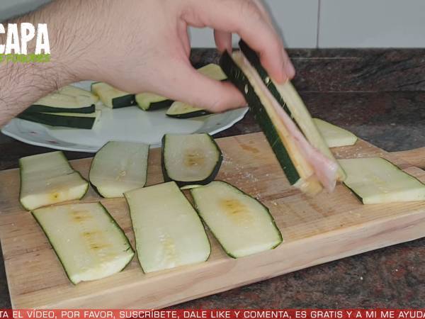 San Jacobos de calabacín - Preparación paso 2