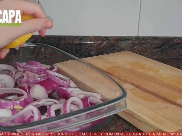 Muslos de pollo al limón al horno - Preparación paso 2