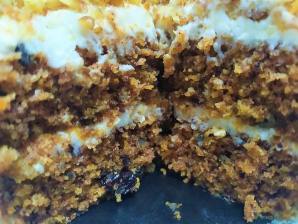Carrot cake o tarta de zanahoria (receta original americana) - Preparación paso 4