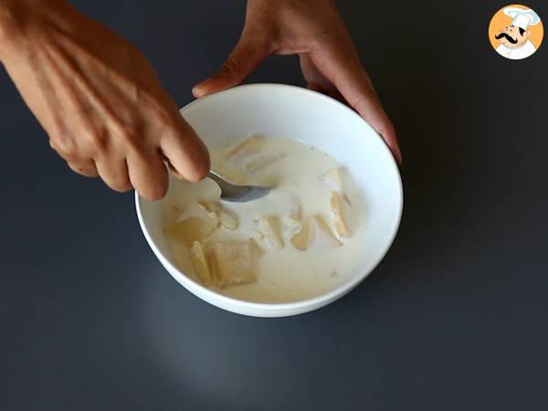 Bombones Raffaello caseros - Preparación paso 2