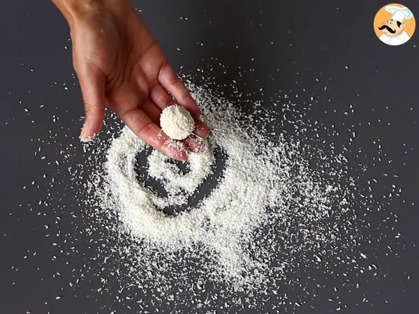 Bombones Raffaello caseros - Preparación paso 5