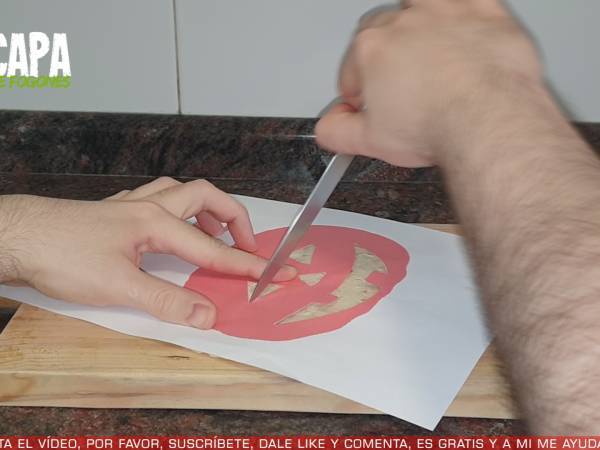 Quesadillas de halloween - Preparación paso 1