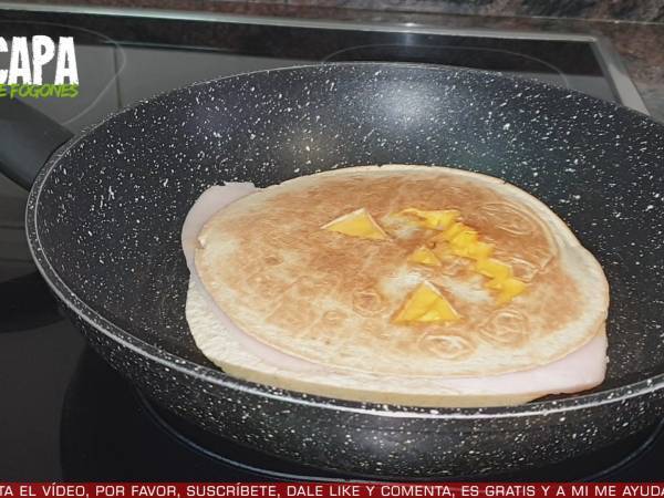 Quesadillas de halloween - Preparación paso 5