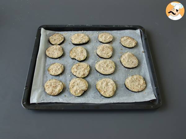 Berenjenas crujientes al horno. Guarnición rápida y sabrosa - Preparación paso 5