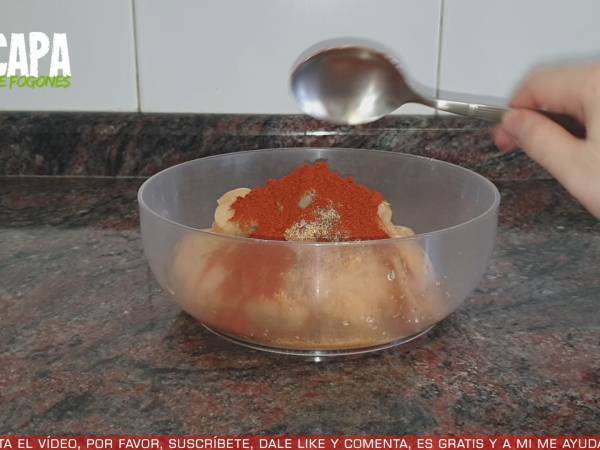 Fajitas de pollo - Preparación paso 2