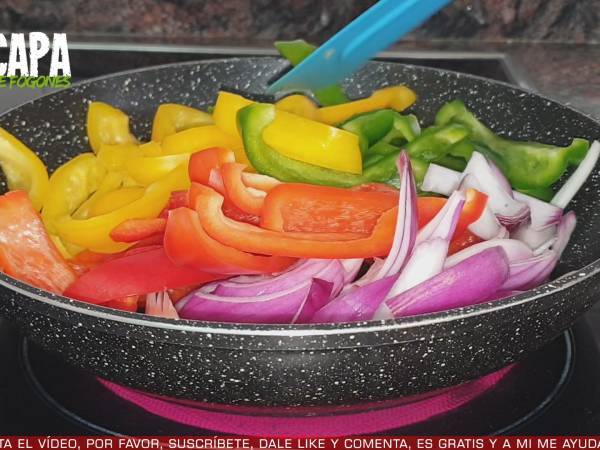 Fajitas de pollo - Preparación paso 4