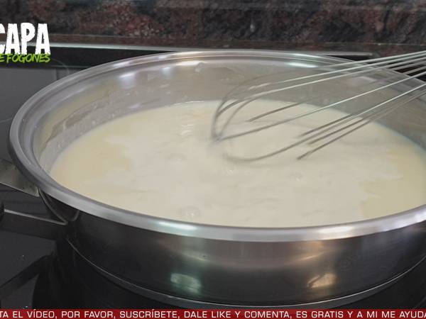 Bechamel sin grumos - Preparación paso 4