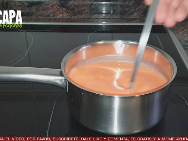 Gelatina de yogur y naranja - Preparación paso 3