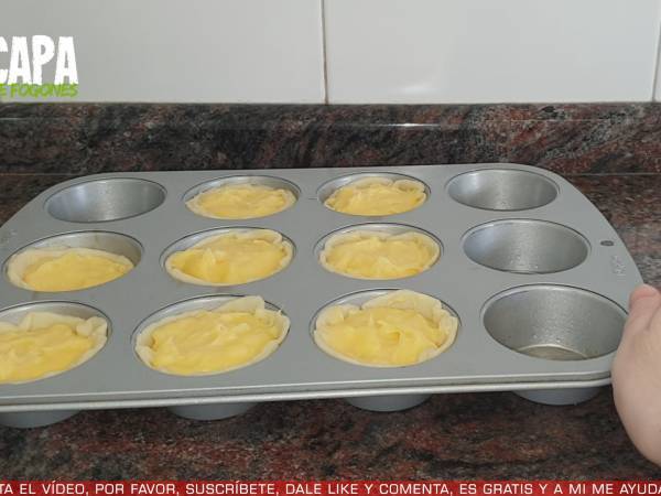 Pasteles de Belem - Preparación paso 8