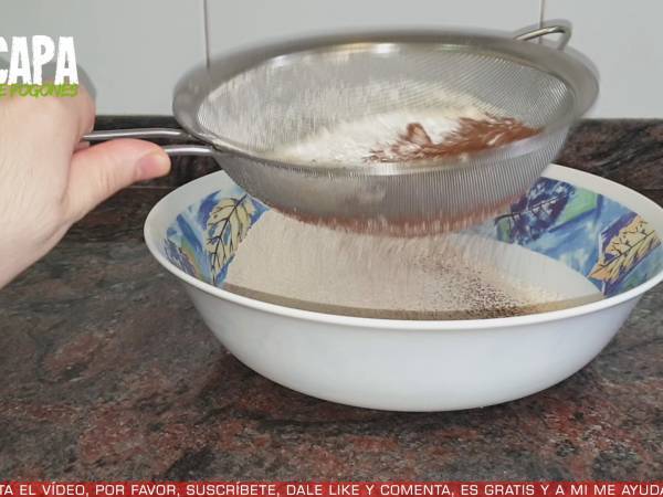 Polvorones de nutella caseros - Preparación paso 2