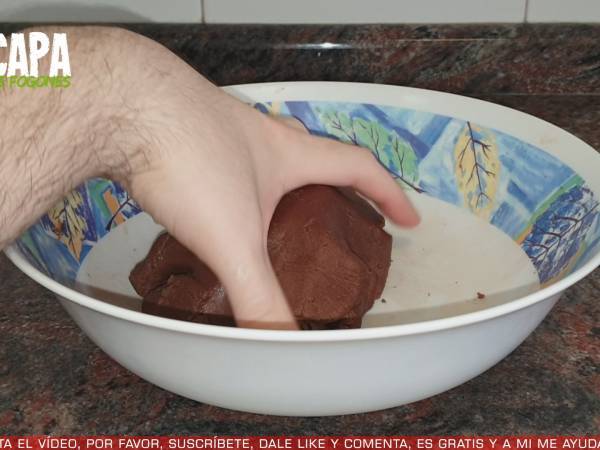 Polvorones de nutella caseros - Preparación paso 3