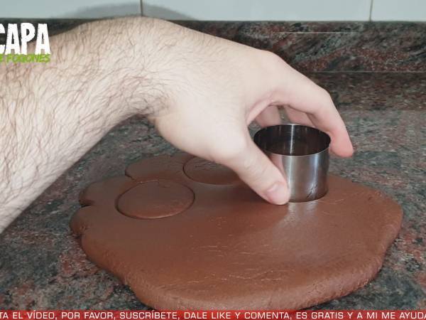 Polvorones de nutella caseros - Preparación paso 4