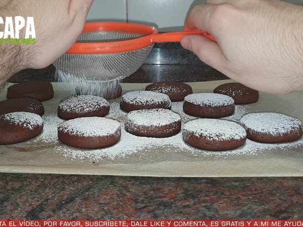 Polvorones de nutella caseros - Preparación paso 6