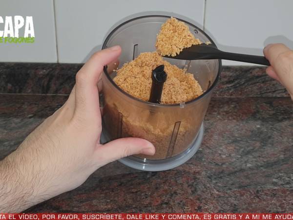 Mazapán de cacahuete - Preparación paso 2