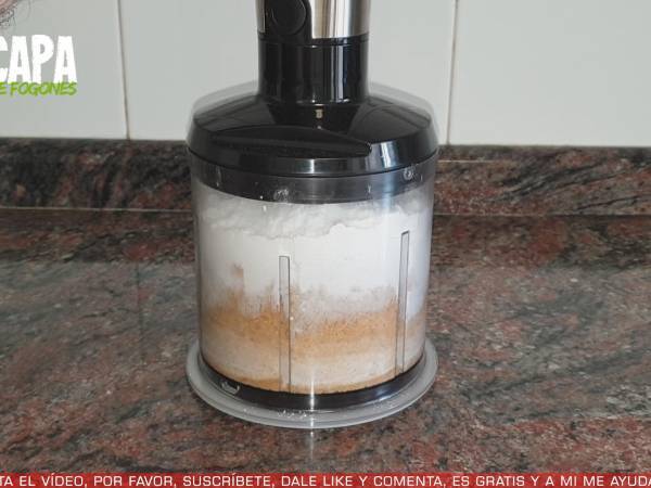 Mazapán de cacahuete - Preparación paso 3