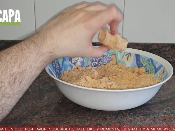 Mazapán de cacahuete - Preparación paso 4