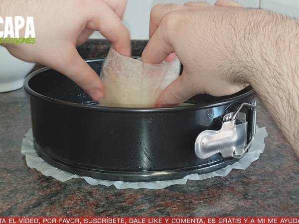 Tarta flor de turrón - Preparación paso 5