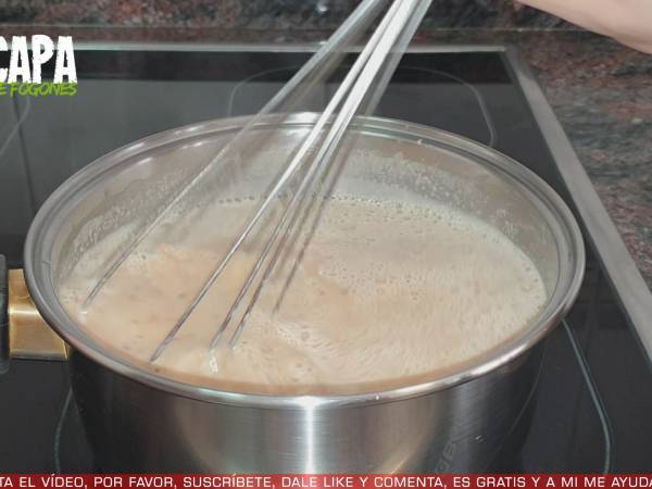 Tarta flor de turrón - Preparación paso 8