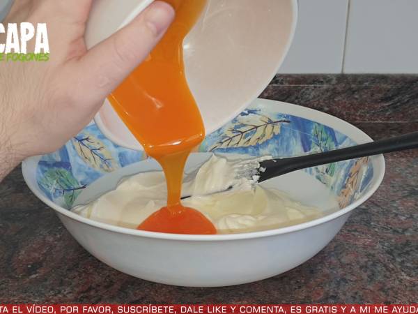 Cheesecake de mango - Preparación paso 7