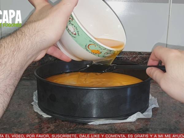 Cheesecake de mango - Preparación paso 12