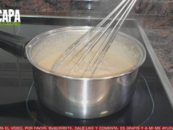 Intxaursalsa, postre típico vasco - Preparación paso 3