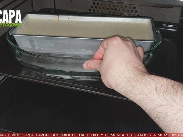 Pudin o Budin de pan - Preparación paso 7