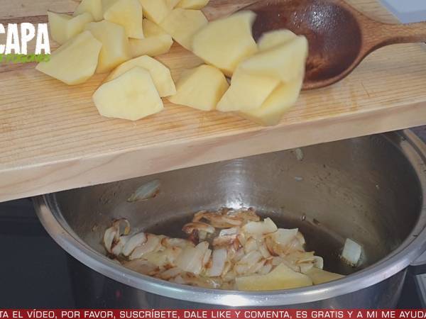 Crema de zanahoria - Preparación paso 3