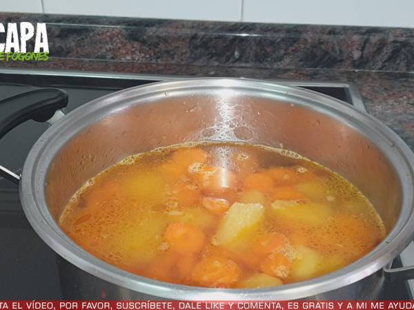 Crema de zanahoria - Preparación paso 5