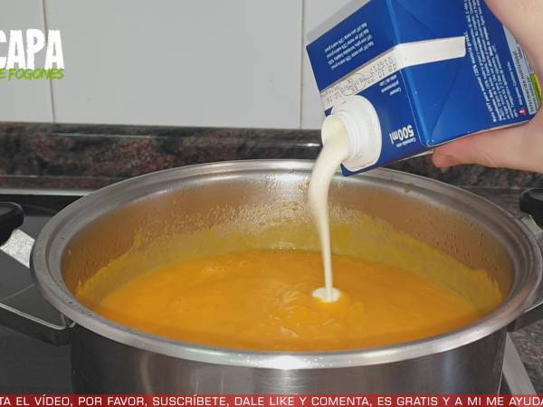 Crema de zanahoria - Preparación paso 7