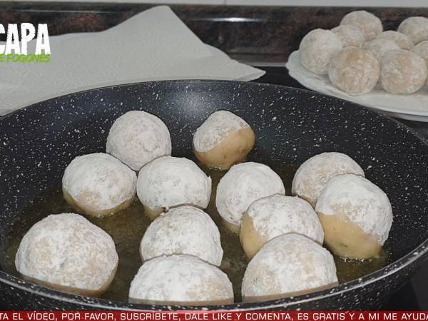 Albóndigas de bacalao - Preparación paso 6