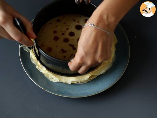 Tarta de crepes de tiramisú - Preparación paso 3