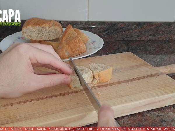 Sopa de ajo - Preparación paso 2