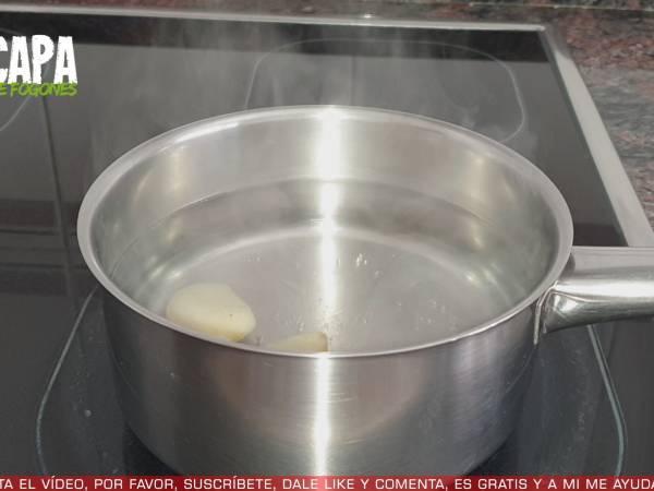 Sopa de ajo - Preparación paso 3