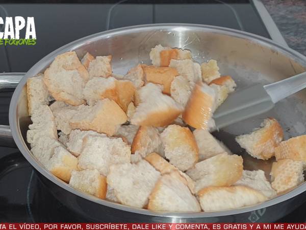 Sopa de ajo - Preparación paso 4