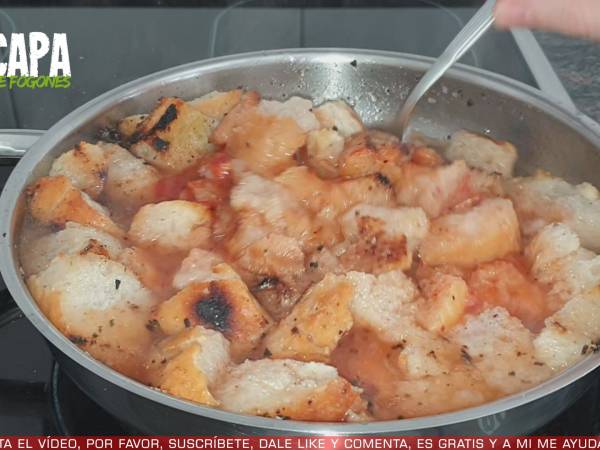 Sopa de ajo - Preparación paso 6